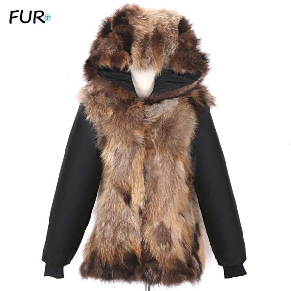women's fur & faux only nature inner liner does not contain collar and outer shell winter jacket women short parka, Black
women's fur & faux only nature inner liner does not contain collar and outer shell winter jacket women short parka, Black