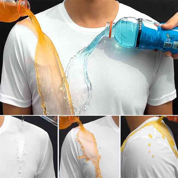 creative hydrophobic anti-dirty waterproof solid color men t shirt soft short sleeve quick dry breathable wear resistant tee, White;black
creative hydrophobic anti-dirty waterproof solid color men t shirt soft short sleeve quick dry breathable wear resistant tee, White;black