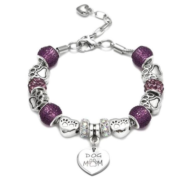 link, chain abl028, alloy purple/green resin big hole beaded dog/cat mom heart charm diy bracelet bangles jewelry pet women gifts, Black
link, chain abl028, alloy purple/green resin big hole beaded dog/cat mom heart charm diy bracelet bangles jewelry pet women gifts, Black