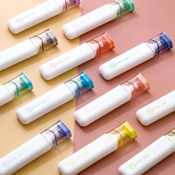 highlighters 6pcs cute candy soft color highlighter pen fluorescent marker mark office school supplies key notes, Black;red
highlighters 6pcs cute candy soft color highlighter pen fluorescent marker mark office school supplies key notes, Black;red