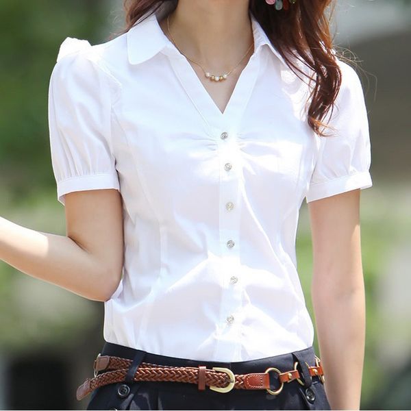 design plus size 5xl summer womens short sleeve cotton blouses shirts ladies office wear elegant blouse feminina white formal s
design plus size 5xl summer womens short sleeve cotton blouses shirts ladies office wear elegant blouse feminina white formal s