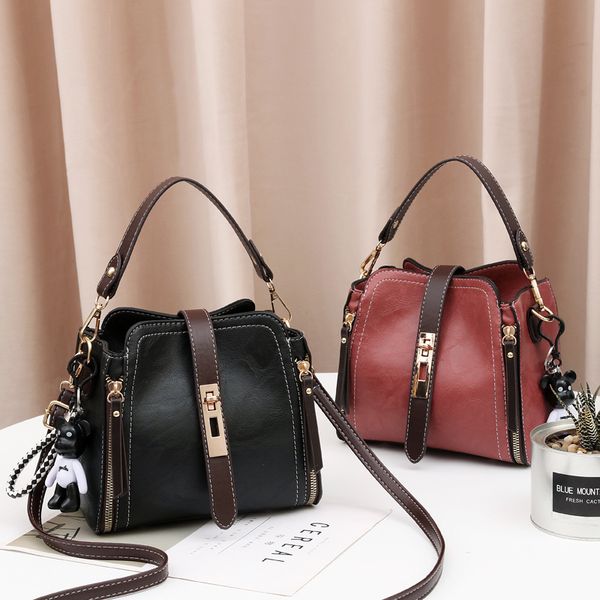 bags women's korean trend messenger bag old flower hand fashion foreign style small square