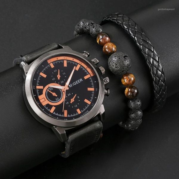 wristwatches fashion men clock set men's quartz wristwatch present for birthday party gift father's day, Slivery;brown
wristwatches fashion men clock set men's quartz wristwatch present for birthday party gift father's day, Slivery;brown