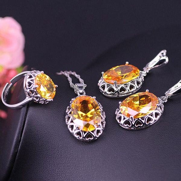 earrings & necklace many colors big oval zircon silver color jewelry set for women drop ring with pendant bridal
earrings & necklace many colors big oval zircon silver color jewelry set for women drop ring with pendant bridal