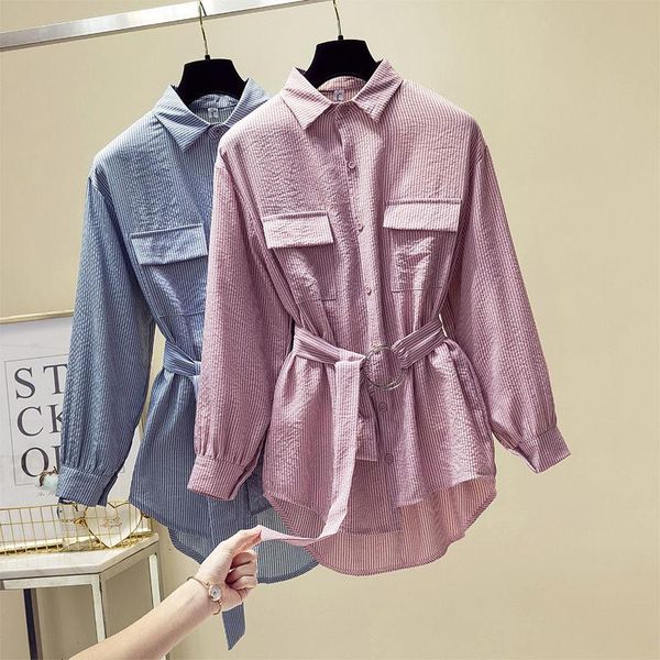 plus size t-shirt nkandby striped blouses 2021 autumn retro style loose waist banding shirt female 100kg oversizes curved hem, Black
plus size t-shirt nkandby striped blouses 2021 autumn retro style loose waist banding shirt female 100kg oversizes curved hem, Black