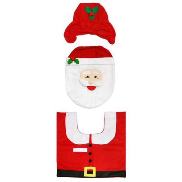 christmas decoration toilet set bathroom creative dress up fancy santa claus cover bath accessory
christmas decoration toilet set bathroom creative dress up fancy santa claus cover bath accessory