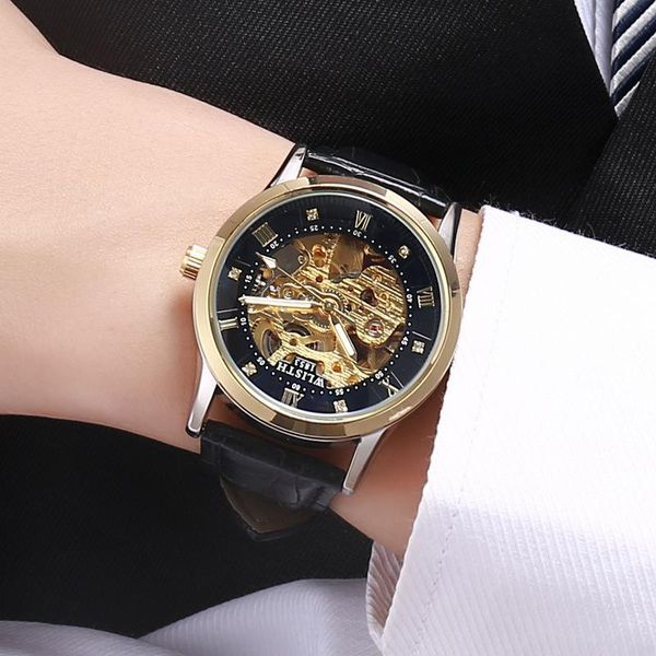 wristwatches men's watch business automatic mechanical stainless steel waterproof brand, Slivery;brown
wristwatches men's watch business automatic mechanical stainless steel waterproof brand, Slivery;brown