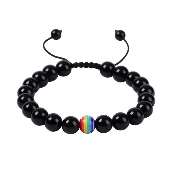seven-color light yoga energy bracelet 8mm black stone agate volcanic stone bracelet black night light bracelet wind
seven-color light yoga energy bracelet 8mm black stone agate volcanic stone bracelet black night light bracelet wind
