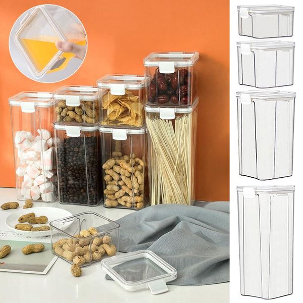 storage bottles & jars grain rice dispenser sealed box kitchen containers square nut snack tank airtight pantry gadget
storage bottles & jars grain rice dispenser sealed box kitchen containers square nut snack tank airtight pantry gadget