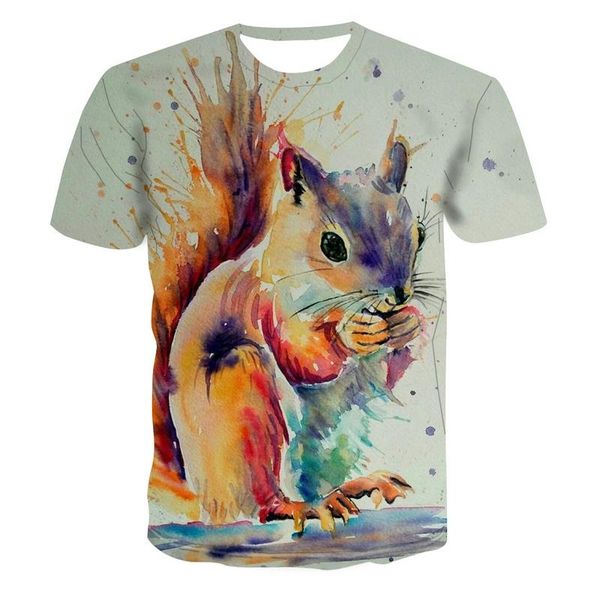fashion summer t-shirt men 2021 3d animal print hedgehog squirrel men's breathable casual o-neck short-sleeved t-shirts, White;black
fashion summer t-shirt men 2021 3d animal print hedgehog squirrel men's breathable casual o-neck short-sleeved t-shirts, White;black