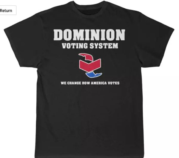 dominion voting system we change votes trump 2020 men's short sleeve tee, White;black
dominion voting system we change votes trump 2020 men's short sleeve tee, White;black