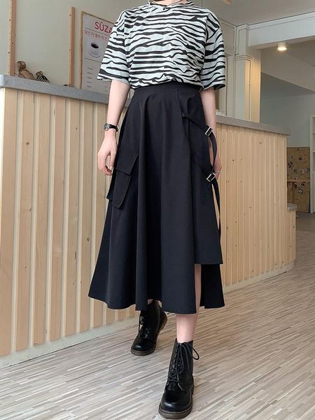 high waist irregular black skirt women's autumn 2021 spring mid long a-line dress fashion skirts
high waist irregular black skirt women's autumn 2021 spring mid long a-line dress fashion skirts