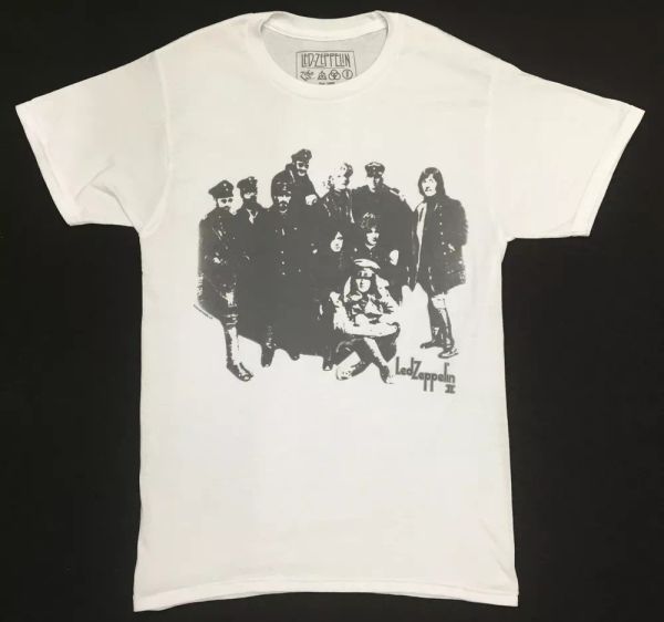 led zeppelin ii vintage t-shirt white 100% authentic & official rare, White;black
led zeppelin ii vintage t-shirt white 100% authentic & official rare, White;black