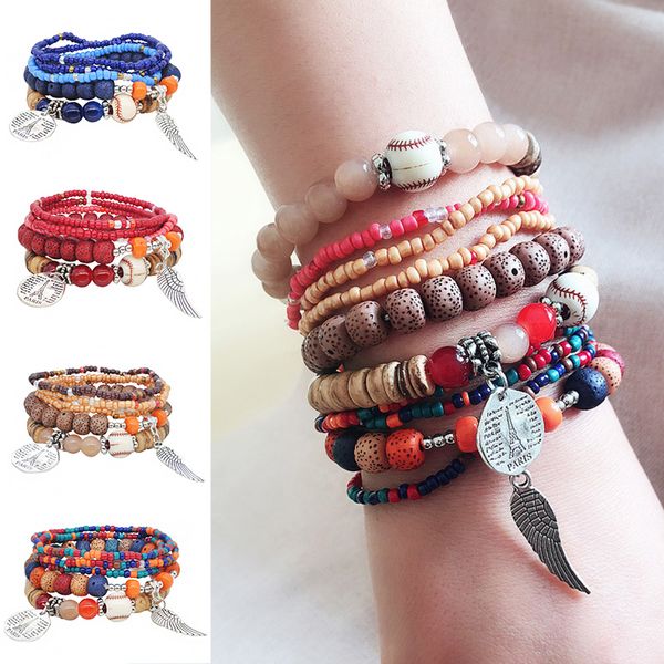 ethnic style bracelets multi-layer elastic beads fashion bohemian bangles for women jewelry charms bracelets gifts, Golden;silver
ethnic style bracelets multi-layer elastic beads fashion bohemian bangles for women jewelry charms bracelets gifts, Golden;silver