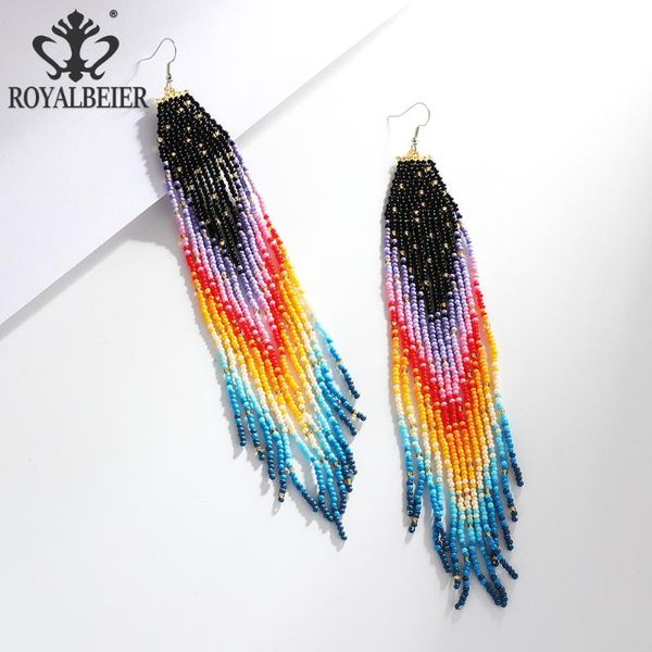 dangle & chandelier royalbeier summer women long tassel bead earrings vintage bohemian handmade colorful rainbow fashion jewelry, Silver
dangle & chandelier royalbeier summer women long tassel bead earrings vintage bohemian handmade colorful rainbow fashion jewelry, Silver