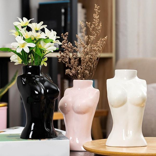 ceramic vase, female body art sculpture figurine abstract decoration tableflowrpot vases
ceramic vase, female body art sculpture figurine abstract decoration tableflowrpot vases