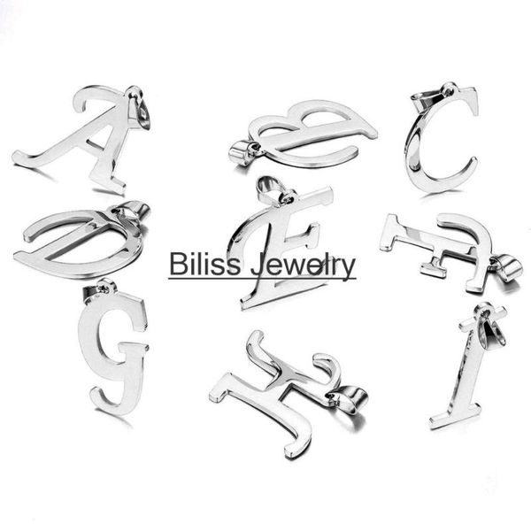 women fashion 26 letters silver color initial letter pendant necklaces stainless steel chain 18"
women fashion 26 letters silver color initial letter pendant necklaces stainless steel chain 18"
