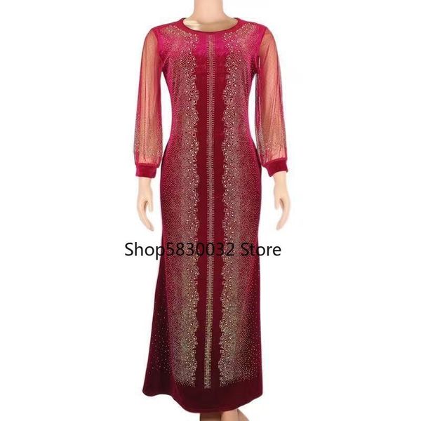 ethnic clothing african dresses for women velvet print maxi dress evening party dashiki clothes plus size christmas robes, Red
ethnic clothing african dresses for women velvet print maxi dress evening party dashiki clothes plus size christmas robes, Red
