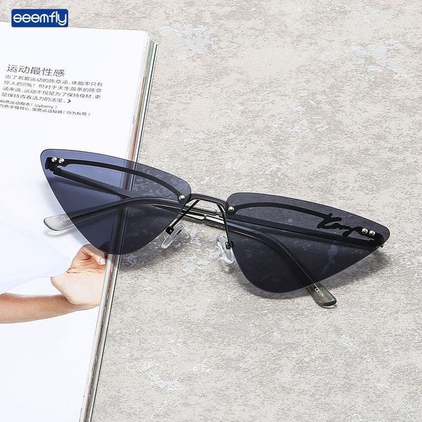 sunglasses seemfly ladies fashion metal frame sun glasses european and american trendy cool anti-uv glassware gift, White;black
sunglasses seemfly ladies fashion metal frame sun glasses european and american trendy cool anti-uv glassware gift, White;black