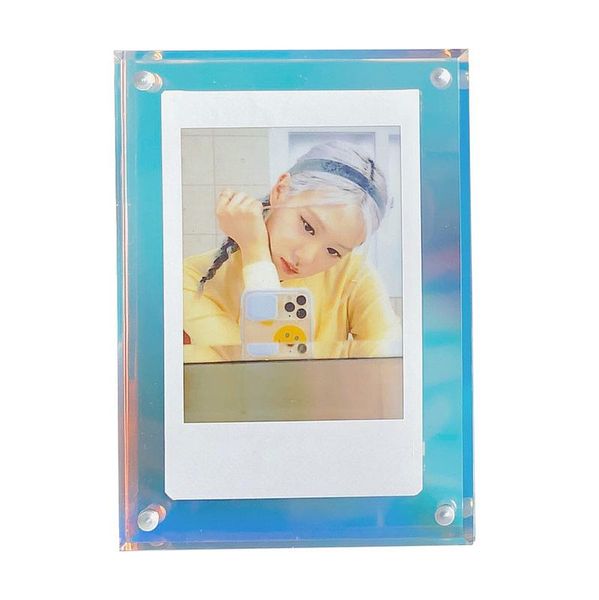 magnetic 3 inch po frame, color acrylic stand, transparent laser card display decoration frames
magnetic 3 inch po frame, color acrylic stand, transparent laser card display decoration frames