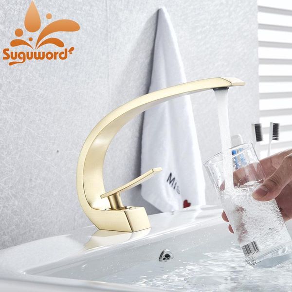 bathroom sink faucets brushed golden bend basin faucet cold mixer brass kitchen single hole one handle deck mount tap
bathroom sink faucets brushed golden bend basin faucet cold mixer brass kitchen single hole one handle deck mount tap
