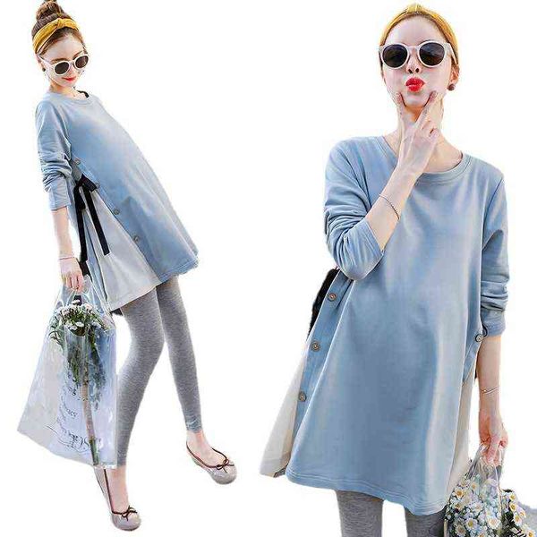 maternity wearing t-shirt fashion designer spring with side split casual dresses for p shoot pragnancy clothing outfits g220309, White
maternity wearing t-shirt fashion designer spring with side split casual dresses for p shoot pragnancy clothing outfits g220309, White