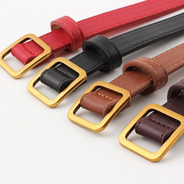 belts pu leather belt fashion retro women men student simple wild square gold buckle waistband for jeans dress, Black;brown
belts pu leather belt fashion retro women men student simple wild square gold buckle waistband for jeans dress, Black;brown