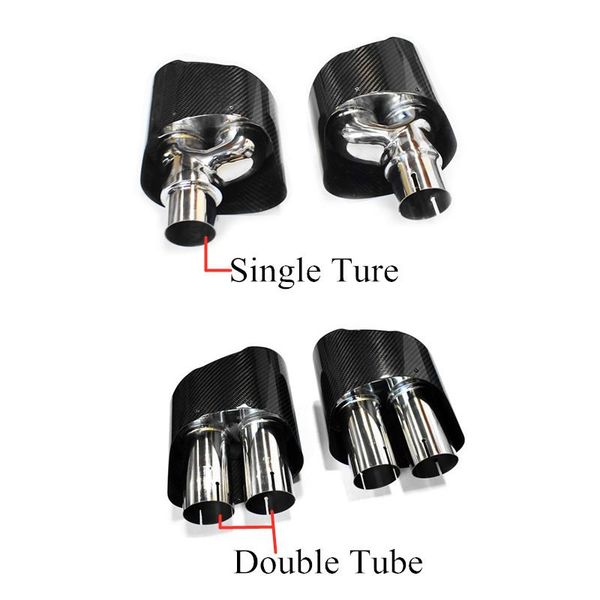 manifold & parts selling one pair 4 out carbon fiber car exhaust pipe tail muffler tip for akrapovic style 3 5 6 7 a6 a7 a5 a4 a
manifold & parts selling one pair 4 out carbon fiber car exhaust pipe tail muffler tip for akrapovic style 3 5 6 7 a6 a7 a5 a4 a