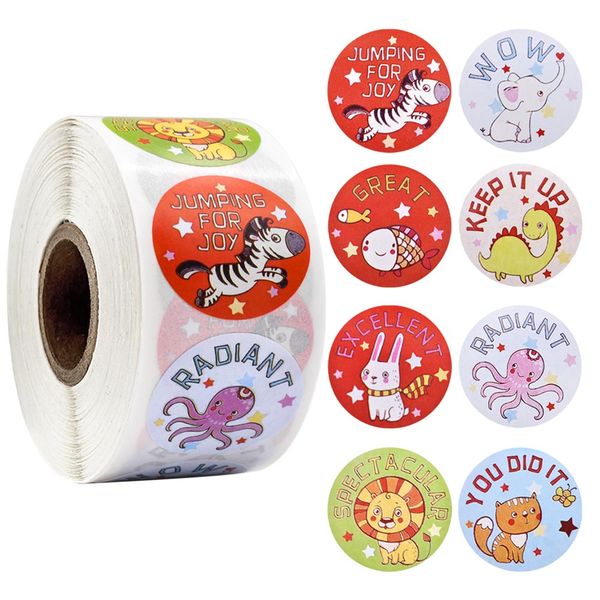 500pcs reward stickers 1 inch encouragement sticker roll for kids motivational stickers with cute animals for teachers supplies
500pcs reward stickers 1 inch encouragement sticker roll for kids motivational stickers with cute animals for teachers supplies