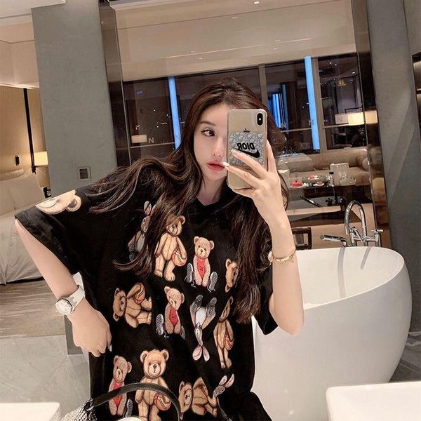 summer black bear t shirt korean short sleeve funny tshirt streetwear loose female tee hip hop japan style girls women's t-shirt, White
summer black bear t shirt korean short sleeve funny tshirt streetwear loose female tee hip hop japan style girls women's t-shirt, White
