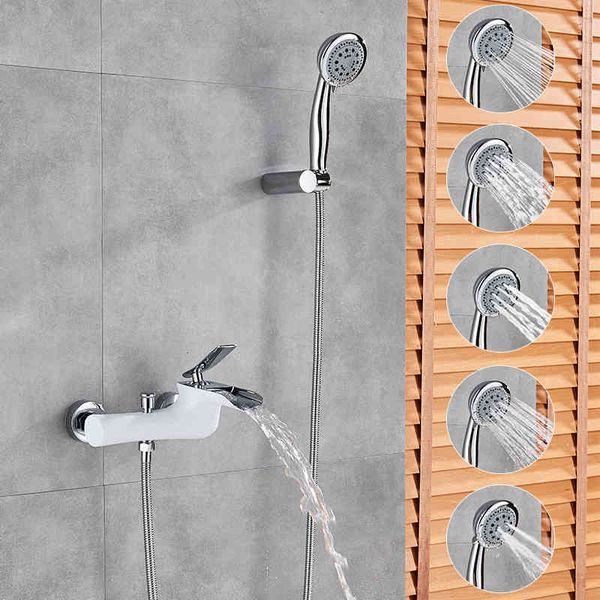 other faucets, showers & accs white chrome waterfall bathtub faucets torneira bathroom single handle mixer tap wall mounted 0ep4
other faucets, showers & accs white chrome waterfall bathtub faucets torneira bathroom single handle mixer tap wall mounted 0ep4
