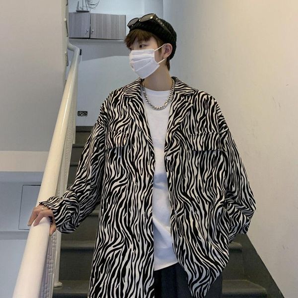 leopard shirt men korean fashion loose casual harajuku streetwear social party long-sleeved jacket -2xl men's shirts, White;black
leopard shirt men korean fashion loose casual harajuku streetwear social party long-sleeved jacket -2xl men's shirts, White;black