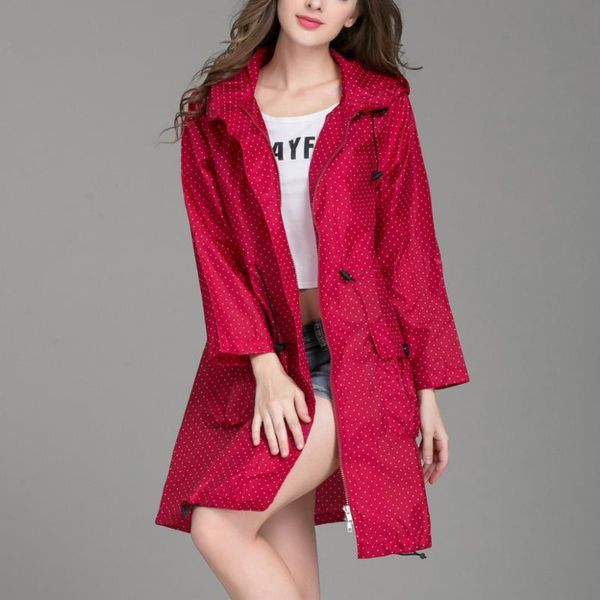 women's trench coats autumn and winter wave rain jacket outdoor light windbreaker button pocket with cap waterproof windproof, Tan;black
women's trench coats autumn and winter wave rain jacket outdoor light windbreaker button pocket with cap waterproof windproof, Tan;black