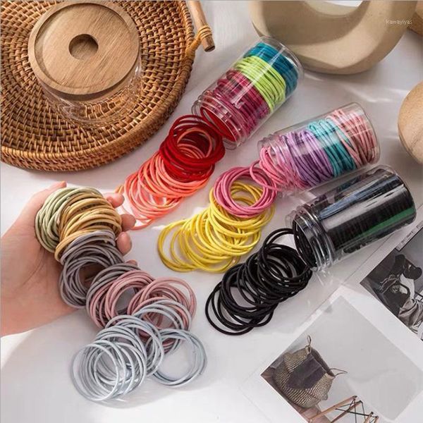 100pcs/box 4.5cm high elastic hair bands scrunchies women girls colourful basic ponytail holder rubber band accessories set1
100pcs/box 4.5cm high elastic hair bands scrunchies women girls colourful basic ponytail holder rubber band accessories set1