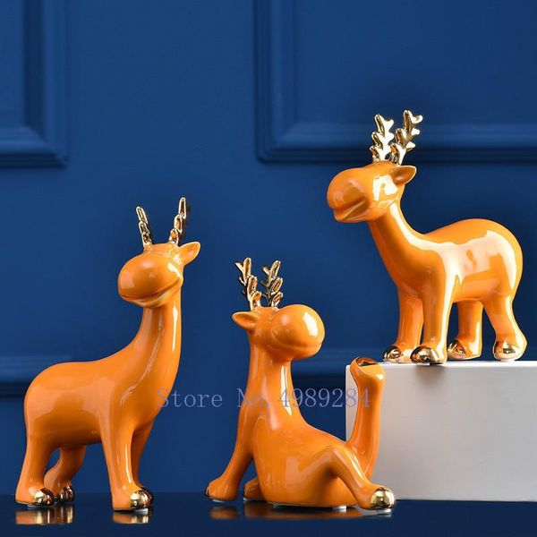 decorative objects & figurines creativity ceramics deer cartoon ornaments handicraft furnishings children's room modern home decoration
decorative objects & figurines creativity ceramics deer cartoon ornaments handicraft furnishings children's room modern home decoration
