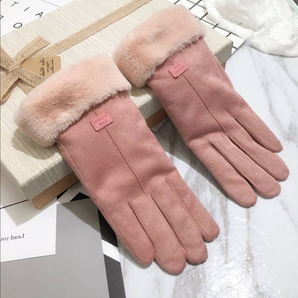 women' gloves women' autumn and winter warm thickened cashmere cold proof suede outdoor cycling touch screen driving cotton, Blue;gray
women' gloves women' autumn and winter warm thickened cashmere cold proof suede outdoor cycling touch screen driving cotton, Blue;gray