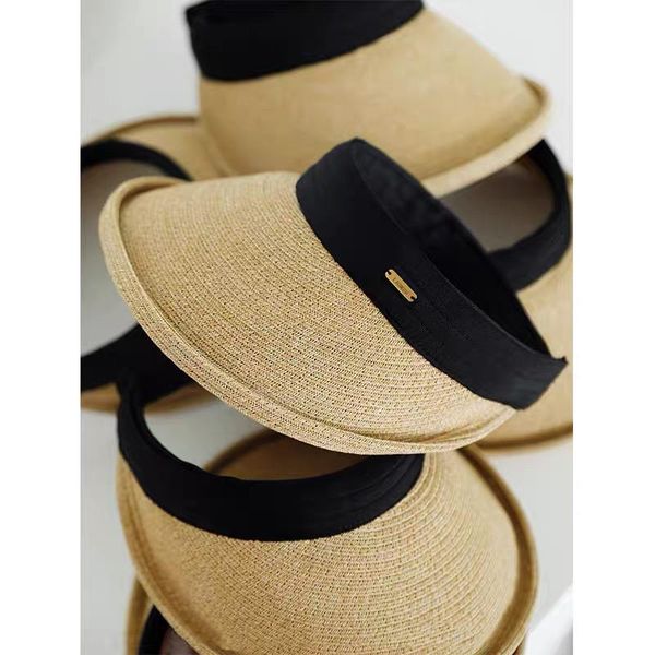 wide brim hats designer women summer uv cut empty hat vacation beach big black nature straw japanese grass sunscreen sun hair band cap, Blue;gray
wide brim hats designer women summer uv cut empty hat vacation beach big black nature straw japanese grass sunscreen sun hair band cap, Blue;gray