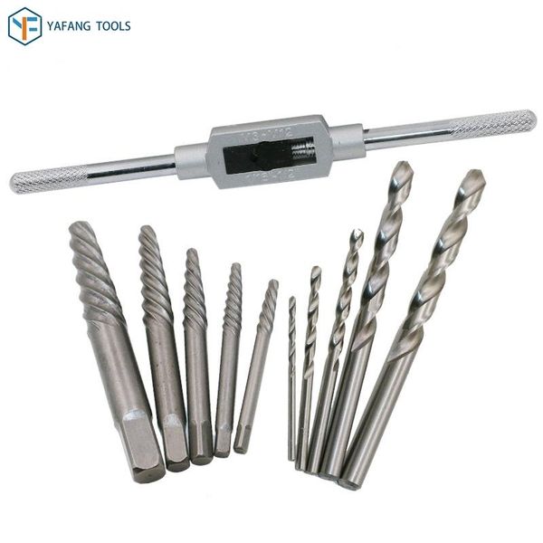 hand tools 11pcs/set damaged screw extractor drill bit set broken speed out bolt stud remover power tool
hand tools 11pcs/set damaged screw extractor drill bit set broken speed out bolt stud remover power tool