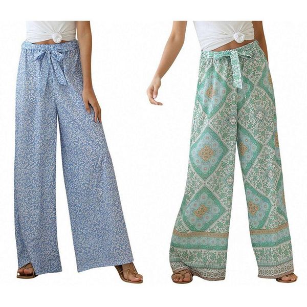 women's pants & capris 2pcs vintage women floral print wide leg bohemian ladies sashes loose rayon boho long blue & s green, Black;white
women's pants & capris 2pcs vintage women floral print wide leg bohemian ladies sashes loose rayon boho long blue & s green, Black;white