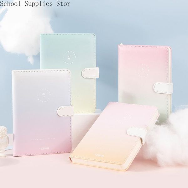 notepads creative magnetic buckle b6 notebook gradient color hand book pu leather student account diary planner journal, Purple;pink
notepads creative magnetic buckle b6 notebook gradient color hand book pu leather student account diary planner journal, Purple;pink