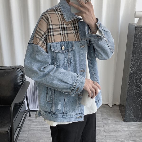 men's jackets jean jacket spring autumn new coat korean style fashion handsome jaqueta jeans masculina streetwear veste, Black;brown
men's jackets jean jacket spring autumn new coat korean style fashion handsome jaqueta jeans masculina streetwear veste, Black;brown