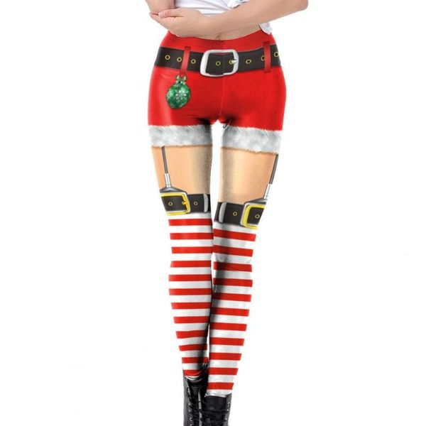 women's leggings christmas trousers print striped women funny pattern elasticity xmas pants for yoga, Black
women's leggings christmas trousers print striped women funny pattern elasticity xmas pants for yoga, Black