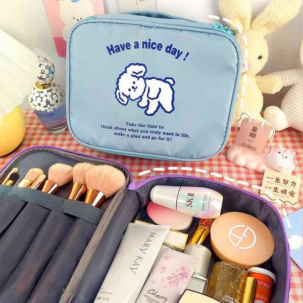 korean cute bear canvas printed hand portable large capacity cosmetic wash skin care product storage bag
korean cute bear canvas printed hand portable large capacity cosmetic wash skin care product storage bag