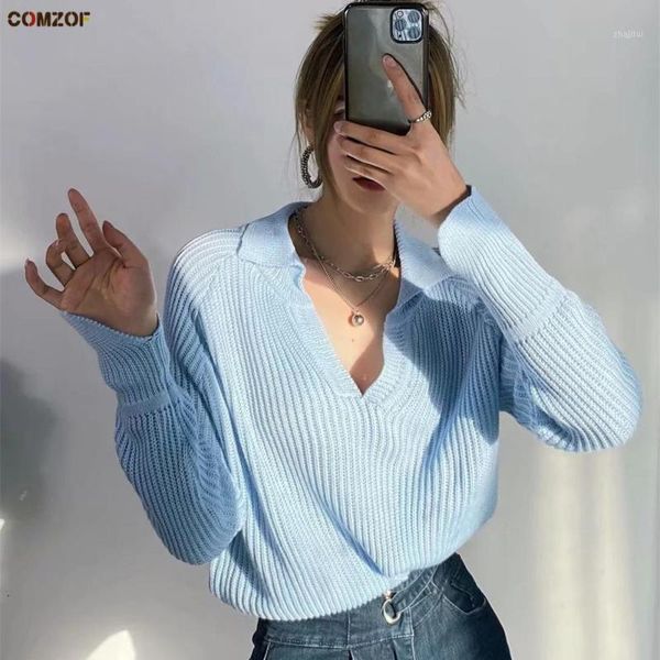 korean loose women sweaters long sleeve pullover 2021 spring autumn knitting v-neck clothes jumper pull femme hiver women's, White;black
korean loose women sweaters long sleeve pullover 2021 spring autumn knitting v-neck clothes jumper pull femme hiver women's, White;black