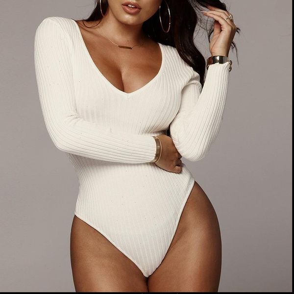 women romper bodycon bodysuit long sleeve sheath basic white black red overalls ribbed body winter, Black;white
women romper bodycon bodysuit long sleeve sheath basic white black red overalls ribbed body winter, Black;white
