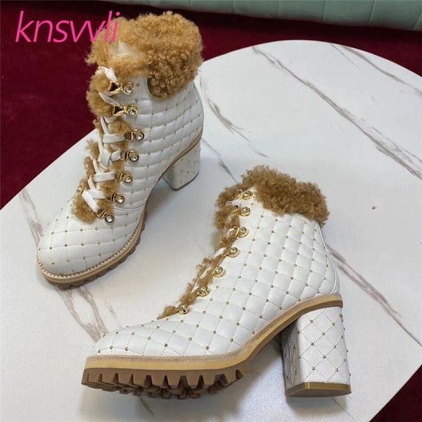 boots chunky hees winter wool women rhombus pattern leather short crystal runway shoes woman ankle, Black
boots chunky hees winter wool women rhombus pattern leather short crystal runway shoes woman ankle, Black