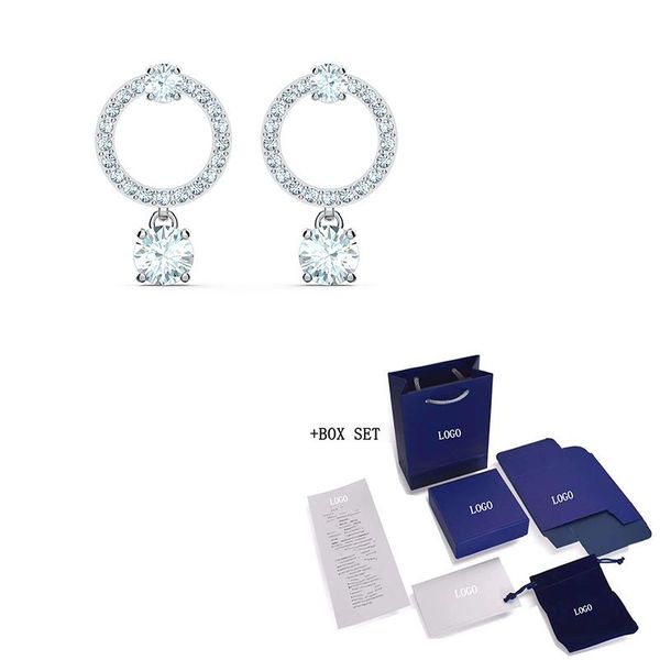 stud fashion jewelry swa earrings attract bright round pierced earring elements pendant crystal ladies gift, Golden;silver
stud fashion jewelry swa earrings attract bright round pierced earring elements pendant crystal ladies gift, Golden;silver