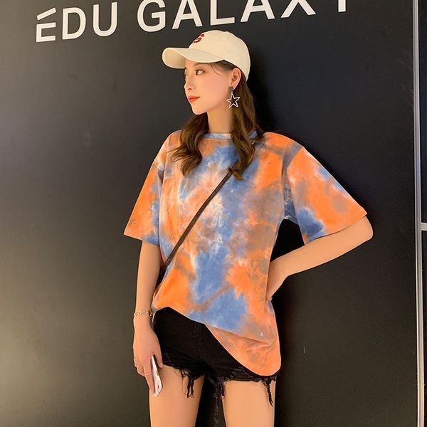 tie dye gradient large size loose oversize fashion harajuku female print hip hop short sleeve casual couple t-shirt, White
tie dye gradient large size loose oversize fashion harajuku female print hip hop short sleeve casual couple t-shirt, White