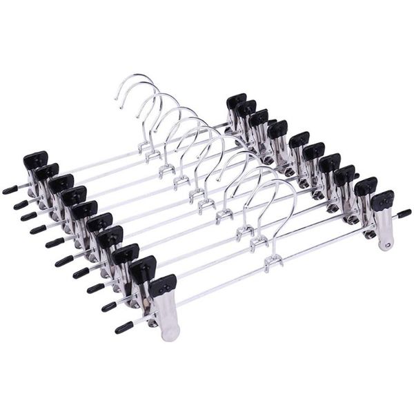hangers & racks 10pcs non-slip stainless steel drying clothes hanger with clips for coat trouser pants (black)
hangers & racks 10pcs non-slip stainless steel drying clothes hanger with clips for coat trouser pants (black)