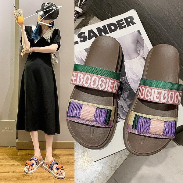 summer women beach shoes slippers simple colorful non-slip outside slides flip flops platform bowknot designed, Black
summer women beach shoes slippers simple colorful non-slip outside slides flip flops platform bowknot designed, Black